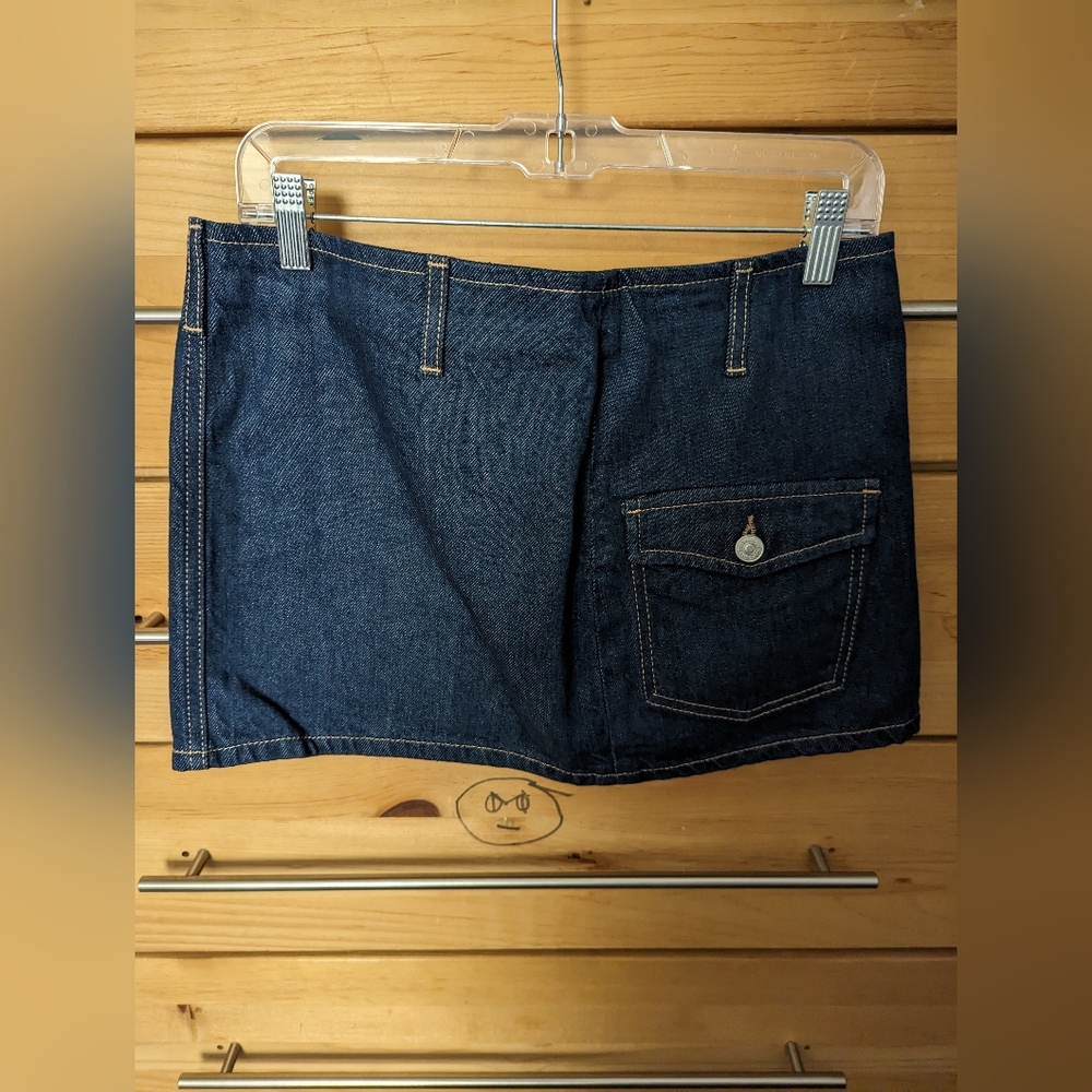 Zara never worn dark denim mini skirt size Medium